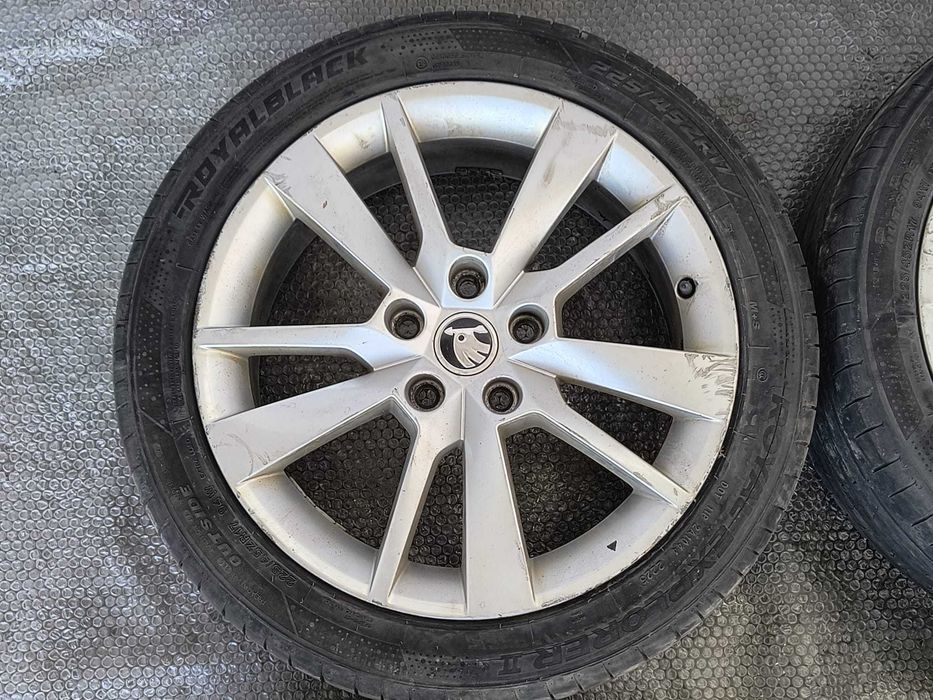 Set 4 Jante Aliaj R17 5x112 Skoda Octavia 3 / Model Denom / Cod OEM 5E0601025BG (12B)