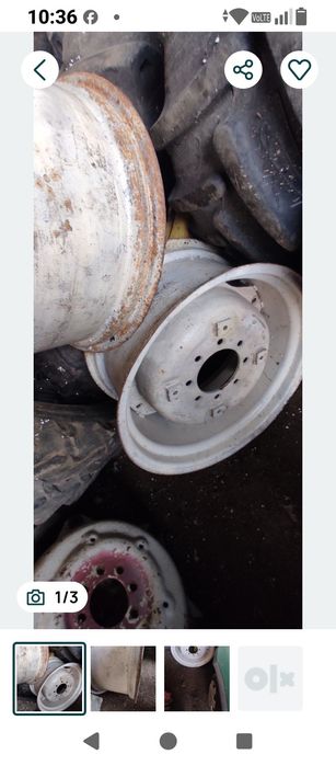 Jante tractor r 24 de Fiat .N Holland .Case