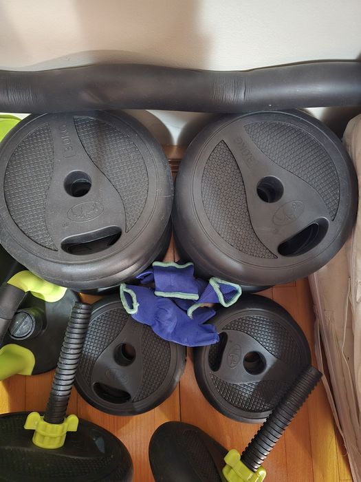 Set gantere reglabile kettlebell FitTronic 5 in 1 de 40 kg ZK40