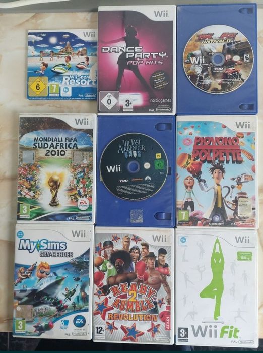 [Wii] Vând 57 jocuri originale pentru Nintendo Wii //poze reale