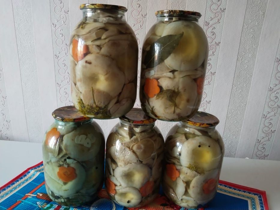 Маринованные грибы лесные