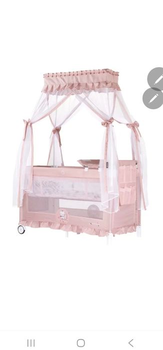 Patut pliabil Chipolino Palace Cat pink