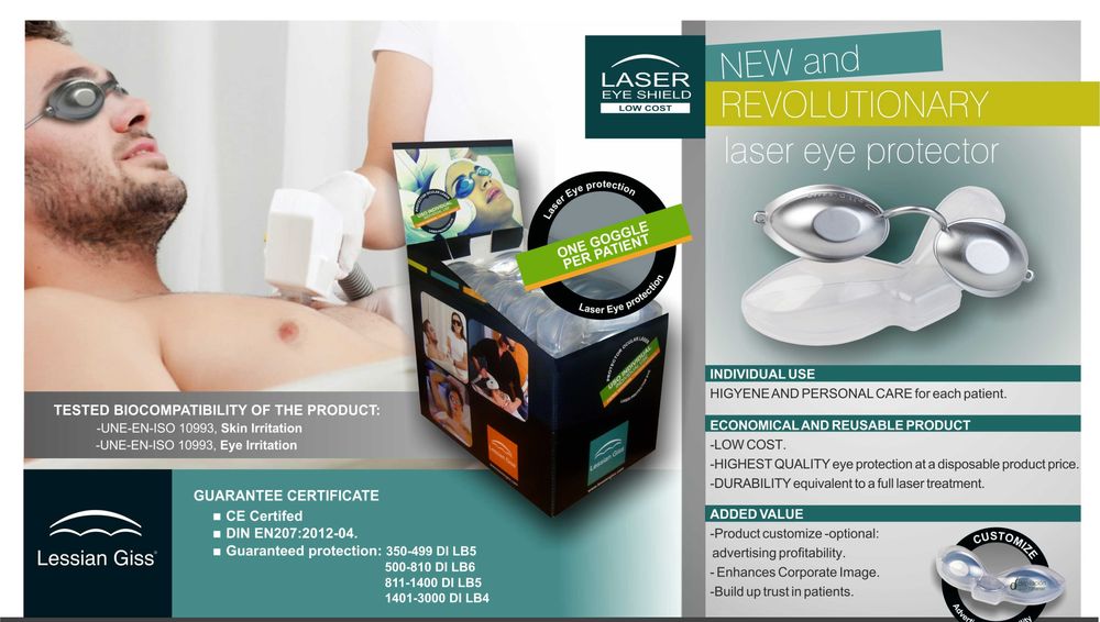 Ochelari de protectie pentru laser, fotoepilare, aparate IPL, solarium