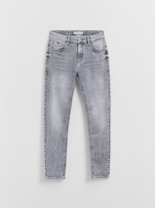 Blugi Gri Barbati Slim