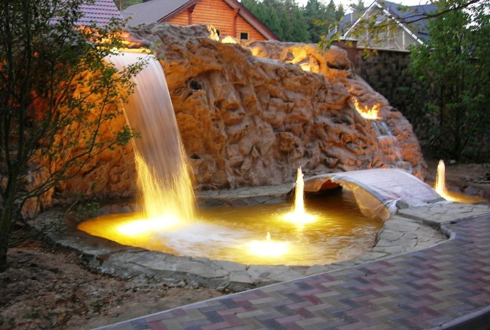 ВОДОЕМЫ для рыб ЄКСКЛЮЗИВНЫЙ ПОДХОД фантаны водопады