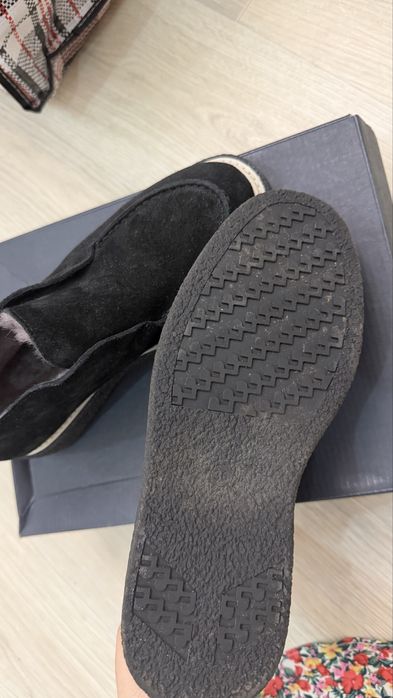 Зимние лоферы с мехом