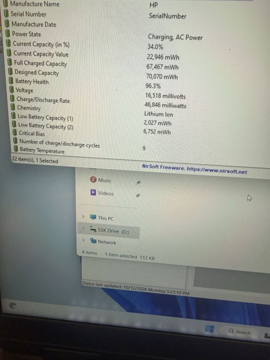 Laptop gaming HP OMEN Slim cu Intel Ultra 7255H  Nvidia RTX 5070 16GB DDR5 1Tb Ssd