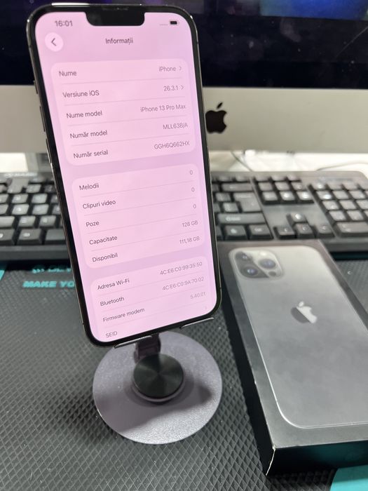 iPhone 13 Pro Max 128GB Grey 10/10 11 12 14 15 16 Plus Mini Samsung S20 S21 S22 S23 S24 S25 Plus Ultra FE A33 A34 A35 A36 A54 A55 A56 A25 A26