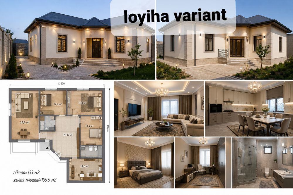 Karmana bogishamol (YANGIHAYOT) eski yo'lda 2 та Hovli sotiladi 450m²