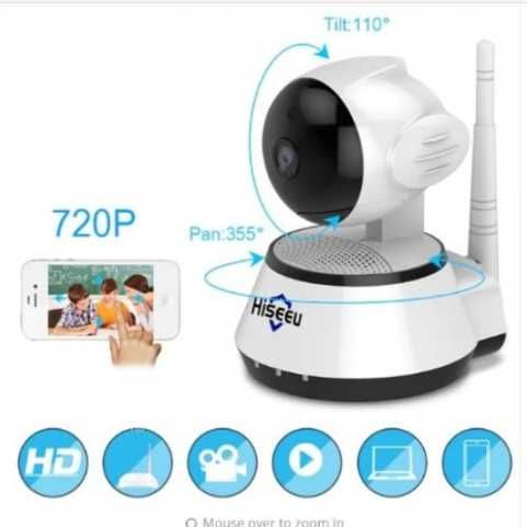 IP Камера за видеонаблюдение със 1 антена Вътрешна. Z100 ( APP:Yoosee ) 2MP.