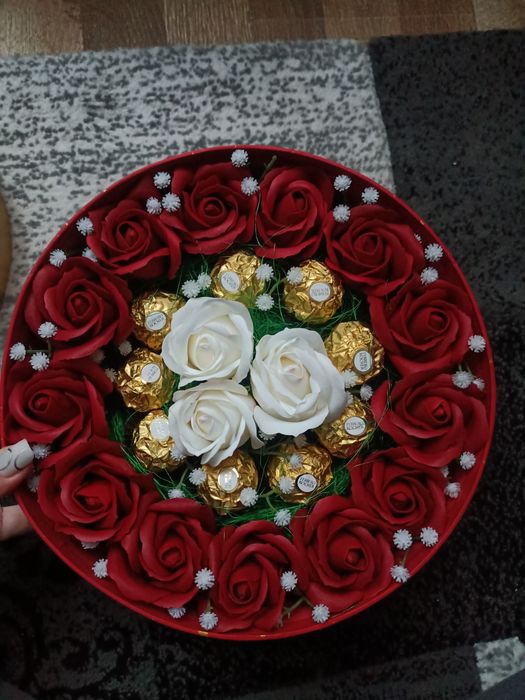 Buchet din trandafiri de săpun