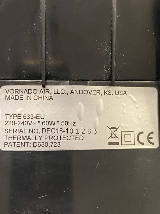 Ventilator camera Vornado 633, super ventilator Vornado circulator aer