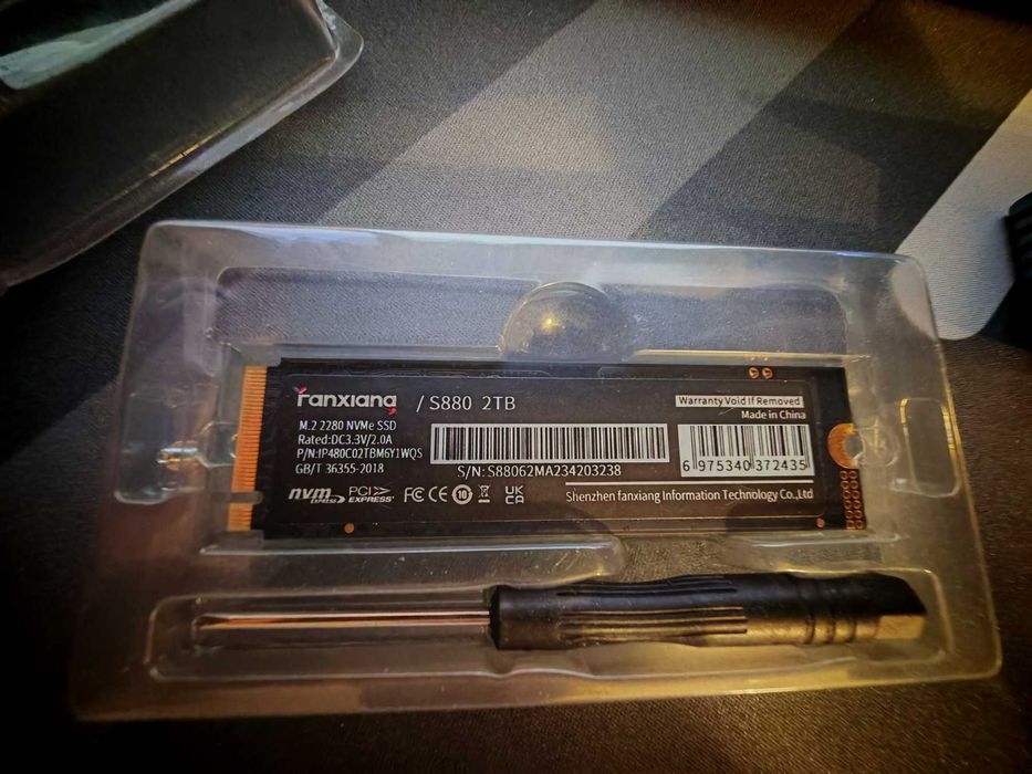 Диск Fanxiang S880 2TB PCIe Gen4 NVMe SSD 7300 MB/s.