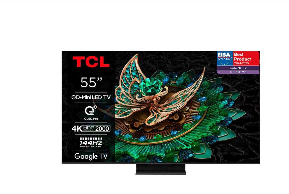 Телевизор TCL MiniLed 55C765, 55" - в гаранция