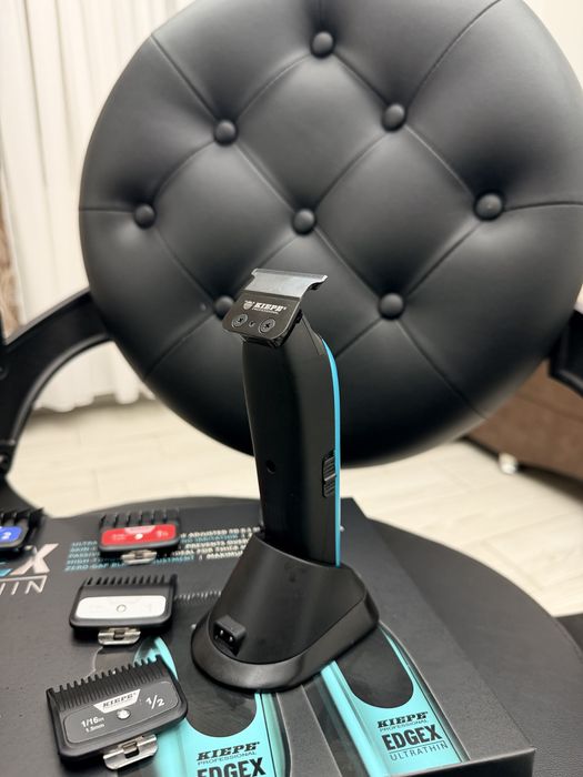 Set Kiepe EdgeX Blue – mașină de tuns + trimmer | Ca nou