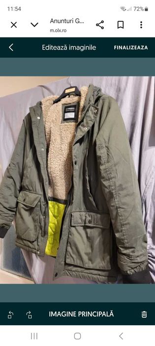 Geaca iarna copii. Lc Waikiki, culoarea verde ( oliver )