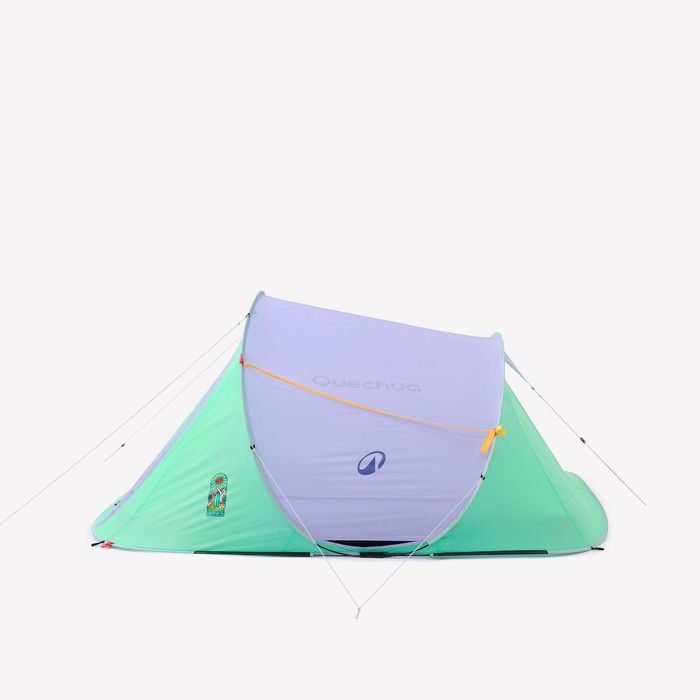 Cort Camping 2 Seconds 3 Persoane Summer - produs resigilat Decathlon