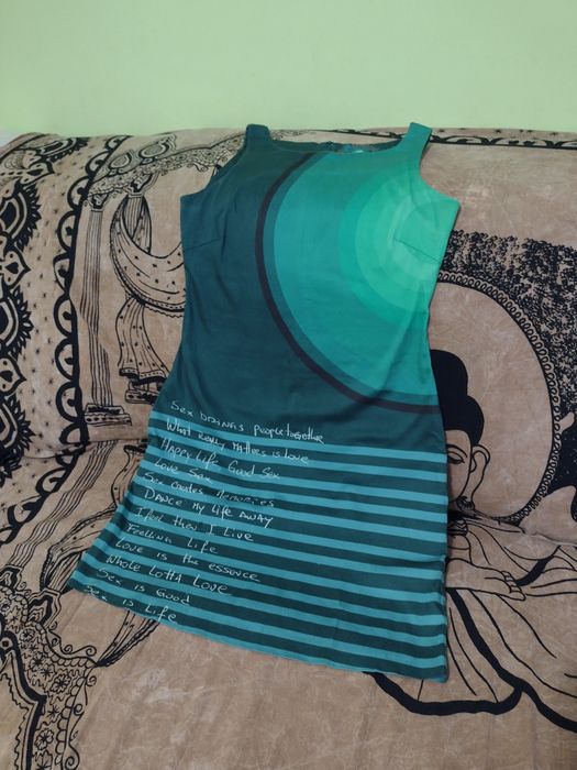 Rochie desigual verde S