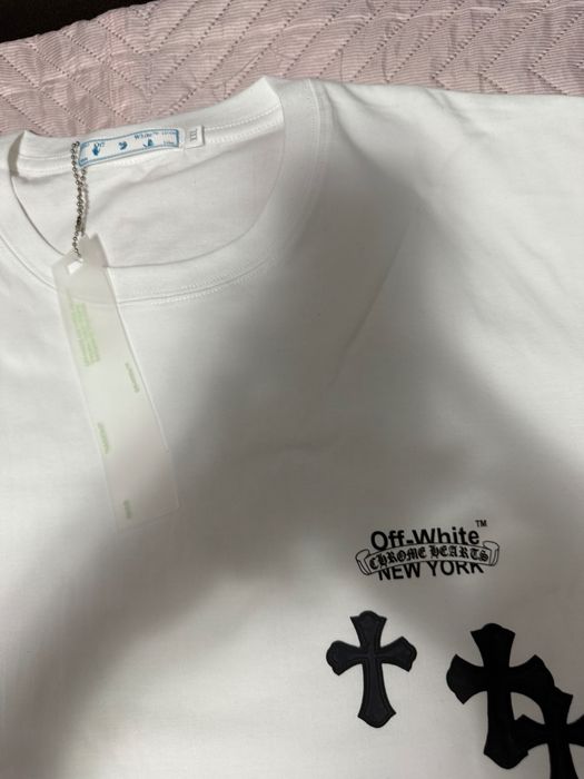 Tricou Chrome Hearts x Off White