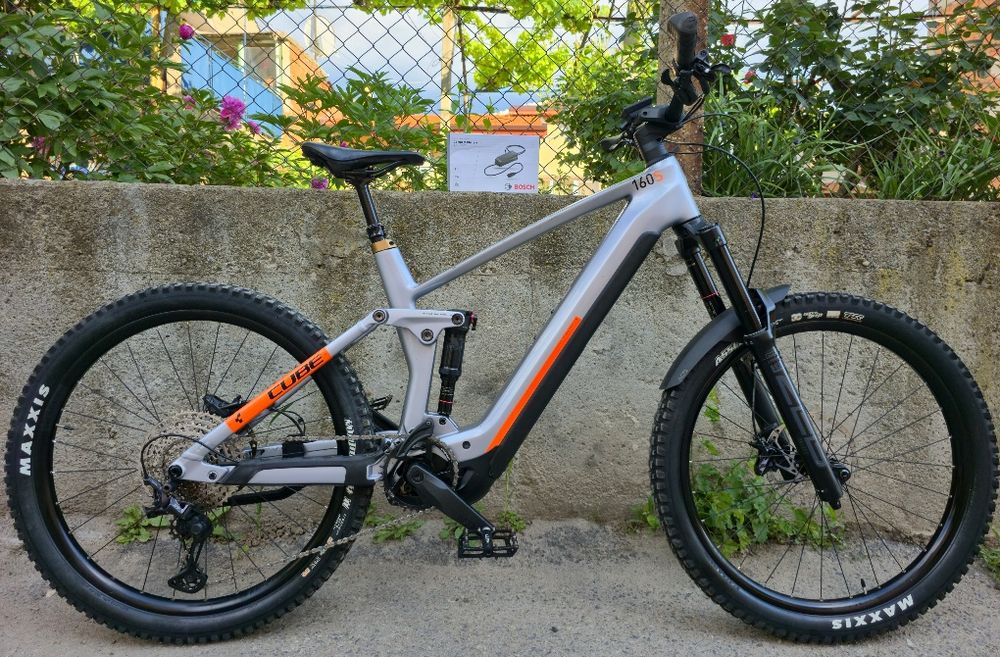 Cube Stereo SL Електрически Карбонов Ендуро велосипед 27.5 L размер 1x12 XT Rockshox ZEB