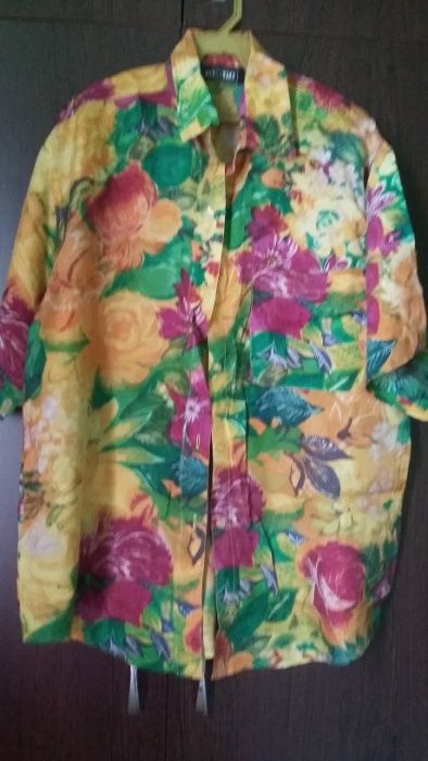 Vand camasa din matase cu imprimeu floral