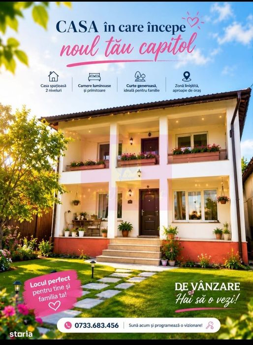 Giurgiu - Se Vinde Casa (5 Cam) Com. Roata De Jos