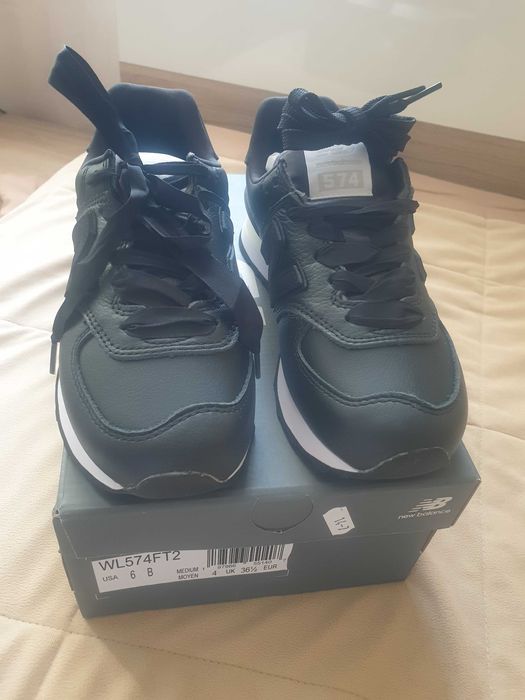 Кожени маратонки "New balance"