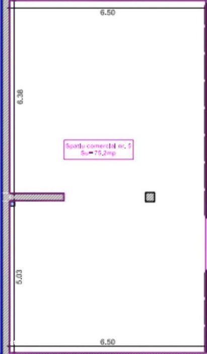 Spatiu comercial, 75.2 mp, parcari, zona Vivo