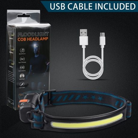 светодиодный фонарь с датчиком движения фонарик с аккумулятором USB