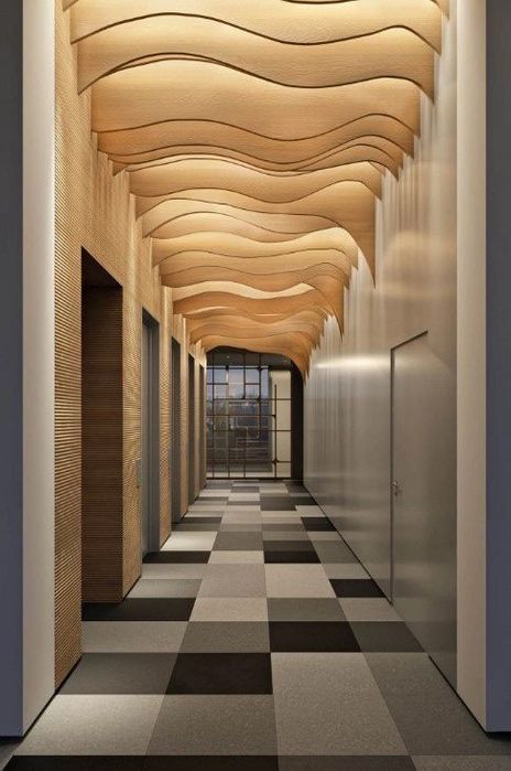 ВОЛНИСТЫЙ ПОТОЛОК | Декор | Волна реечный | Volna reyechniy