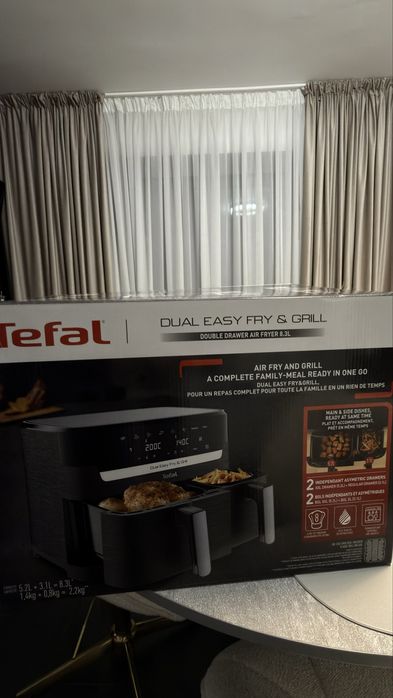 Airfryer Tefal Dual Easy Fry&Grill NOU