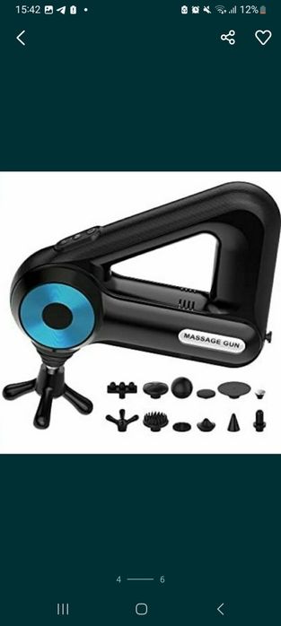 Универсальный массажер для тела с 12 насадками