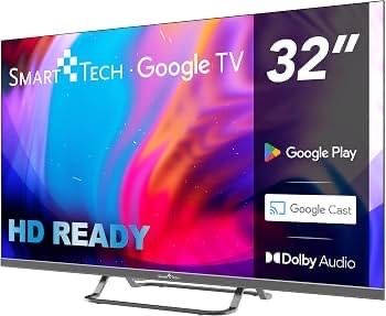 Televizor SmartTech 32HG01V, Google TV, Smart LED, 80 cm + Factură și Garanție