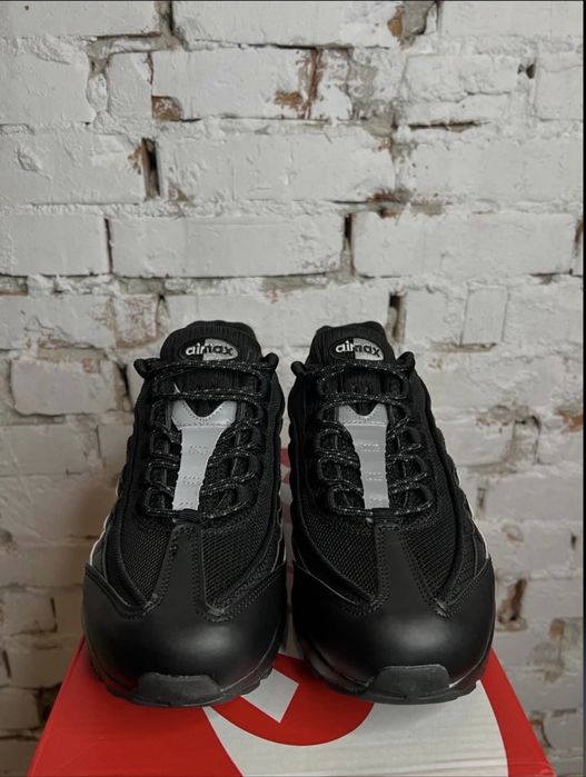 Nike Air Max 95 OG Big Bubble “Black White Metallic Silver” 40-45