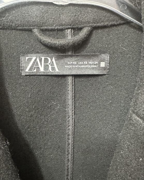 Zara ново сиво палто и черно