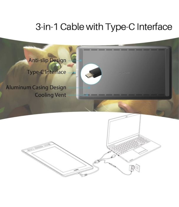 Tableta grafica Huion KAMVAS Pro 13