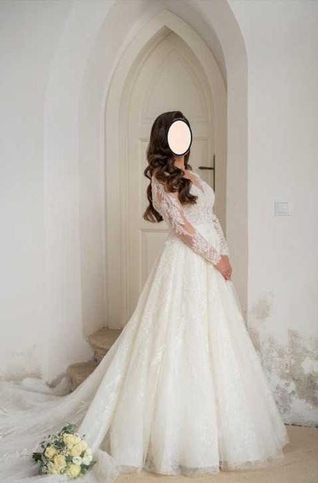 Vand rochie de mireasa Demetrios style 1546, Ivory, marime 36-38
