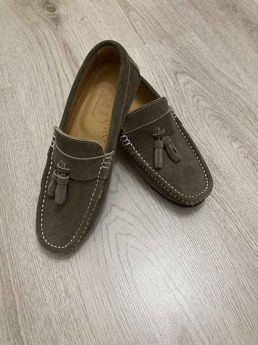 Мъжки Мокасини в черен сив и кафяв цвят