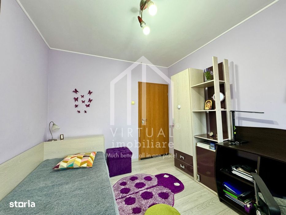 Apartament cu 2 camere, 44mp utili + 2 balcoane, boxa  - Zona Centrala