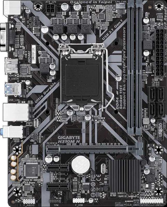 Дъно Дънна платка GIGABYTE H310M H 1151 DDR4