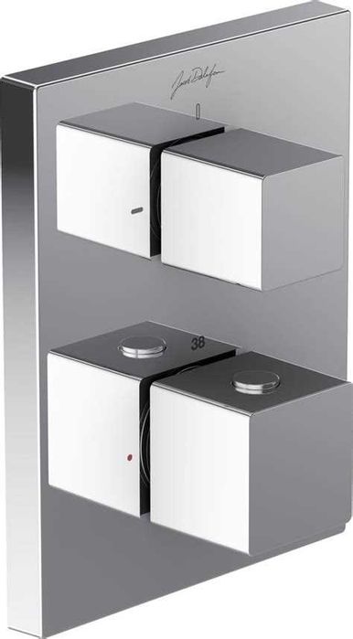 Вграден  душ комплект с квадратна пита хром – Jacob Delafon E30757-CP