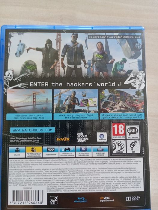 Здравейте продавам Wash dogs 2 плейстейшън 4