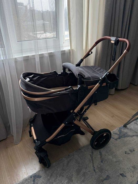 Коляска трансформер 2в1 RANT Basic PULSAR GOLD чёрный