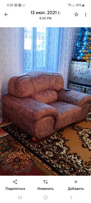 Мягкая мебель б/у.