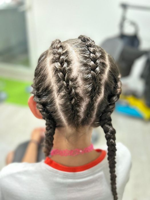 Codițe afro box braid