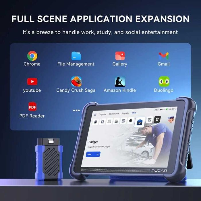 MUCAR 892BT,Автодиагностика на Български, 35 ресет,AI,Доживотен ъпдейт