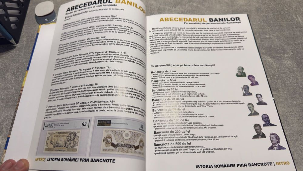 Catalog numismatic “Istoria Romaniei” - Bancnote și Monede