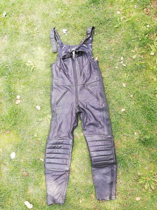 Мото гащеризон от естествена кожа