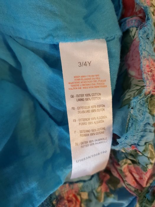 Rochie sarafan pentru fetita 3-4 ani