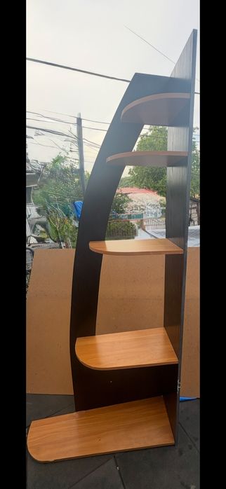Bibliotecă coltar 2,7 m cu mic defect poza raft modern cu dulapuri, mobilier living, etajeră decorativă, raft depozitare, iasi